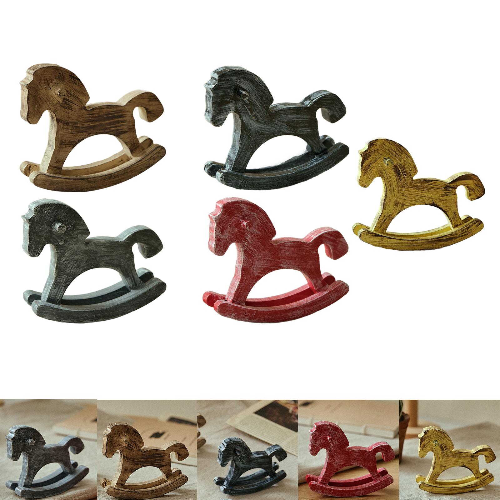 Art Craft Horse - Drewniany konik na biegunach, dekoracja do