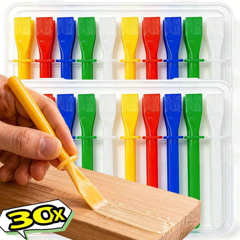 Art Craft Glue - 30/10 SZT. Rozprowadzacze do kleju, pędzle