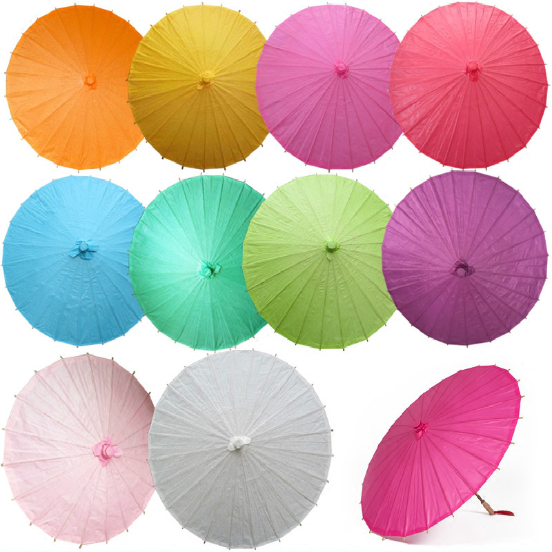 Art Craft Event - Nowy, ręcznie robiony, kolorowy papierowy parasol