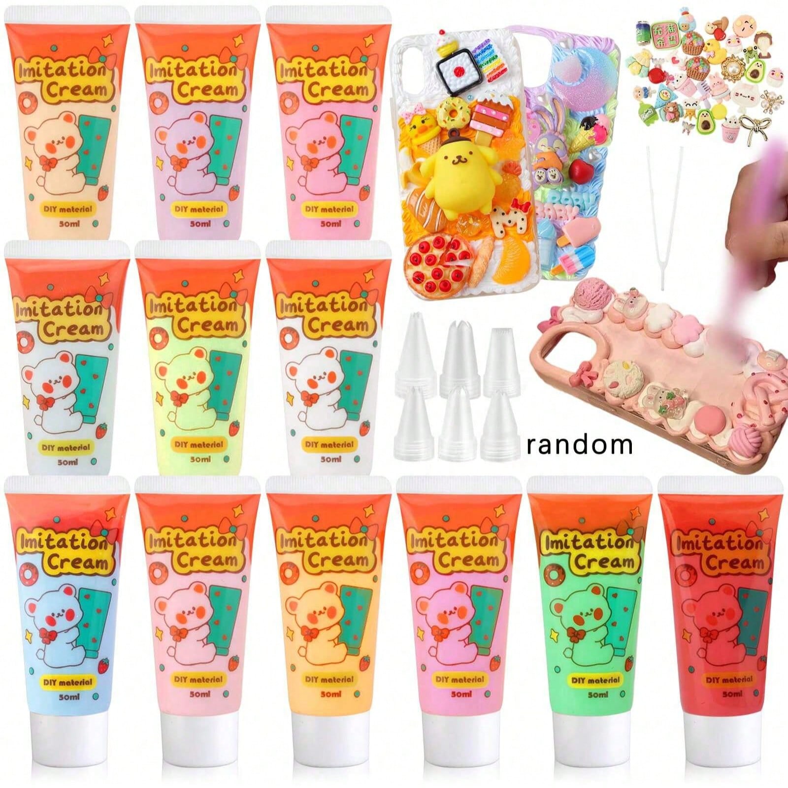 Art Craft Glue - Seria Wielokolorowa (50ml każda) Kremowy Klej