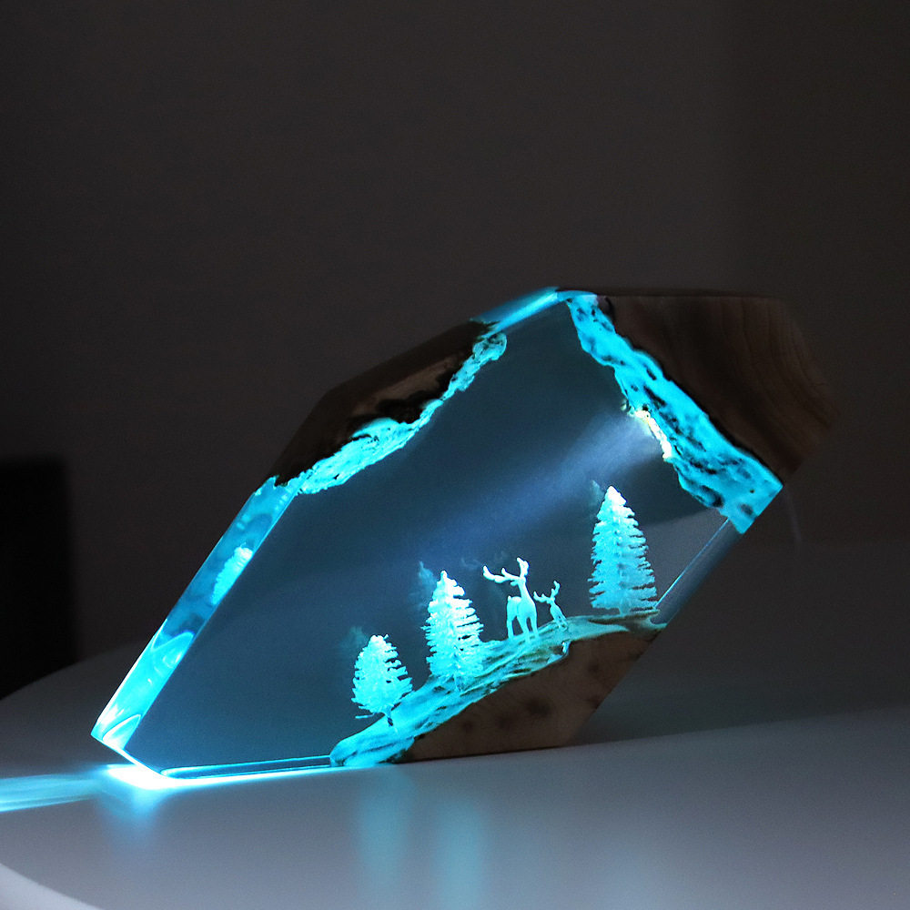 Art Craft Decoration - Leśna Wróżka Jeleń Ozdoba na Biurko