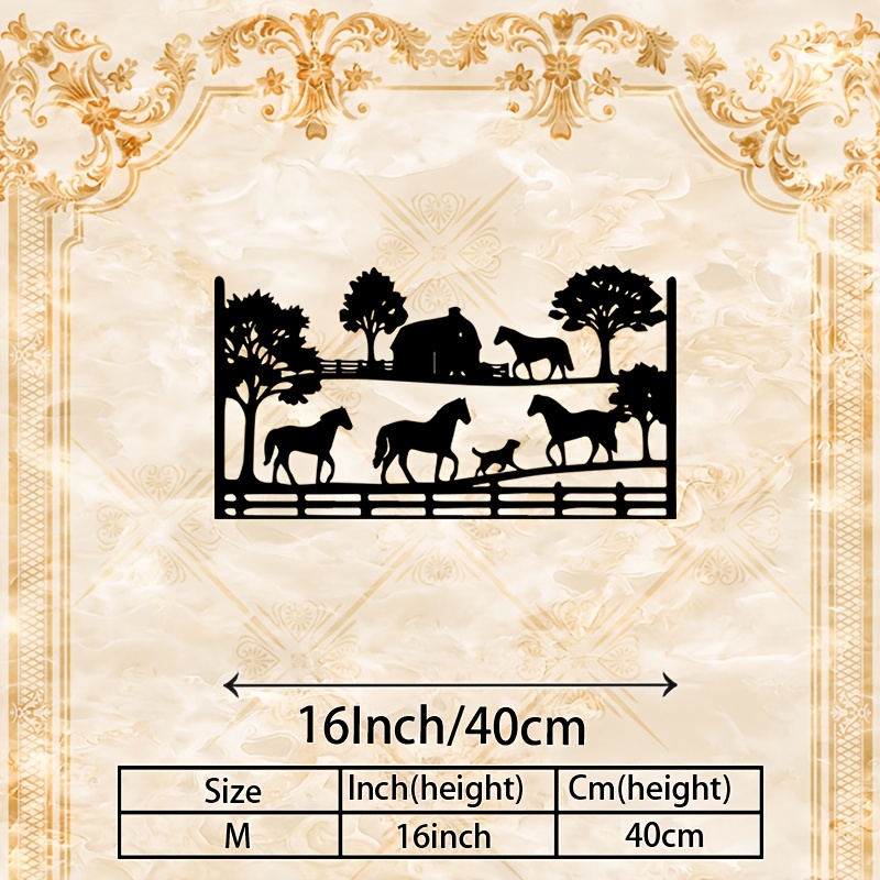 CIFBUY Metalowa Dekoracja Ście – Art Craft Horse recenzja i cena