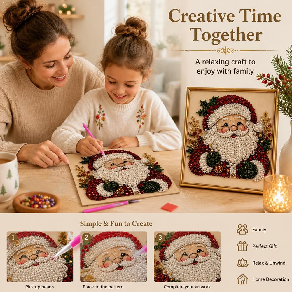 Świąteczny Zestaw DIY z Perłam – Art Craft Kits For Adults recenzja i cena