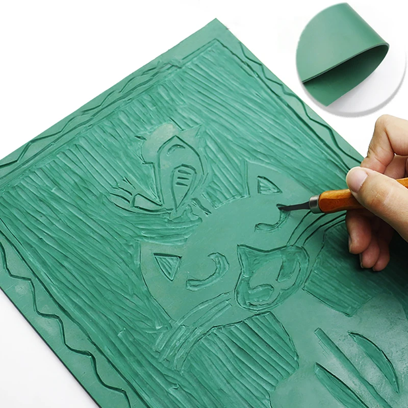 Zestaw do rzeźbienia w gumie,  – Lino Printing Block recenzja i cena