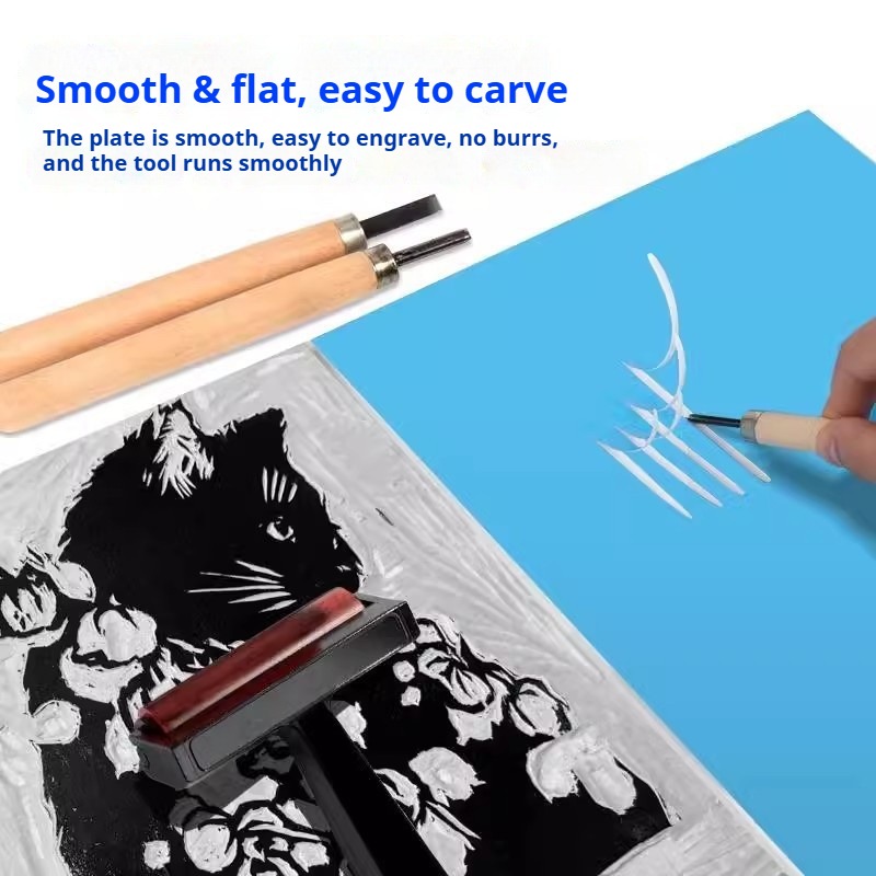 Blok do rzeźbienia z gumy 3mm/ – Lino Printing Block recenzja i cena