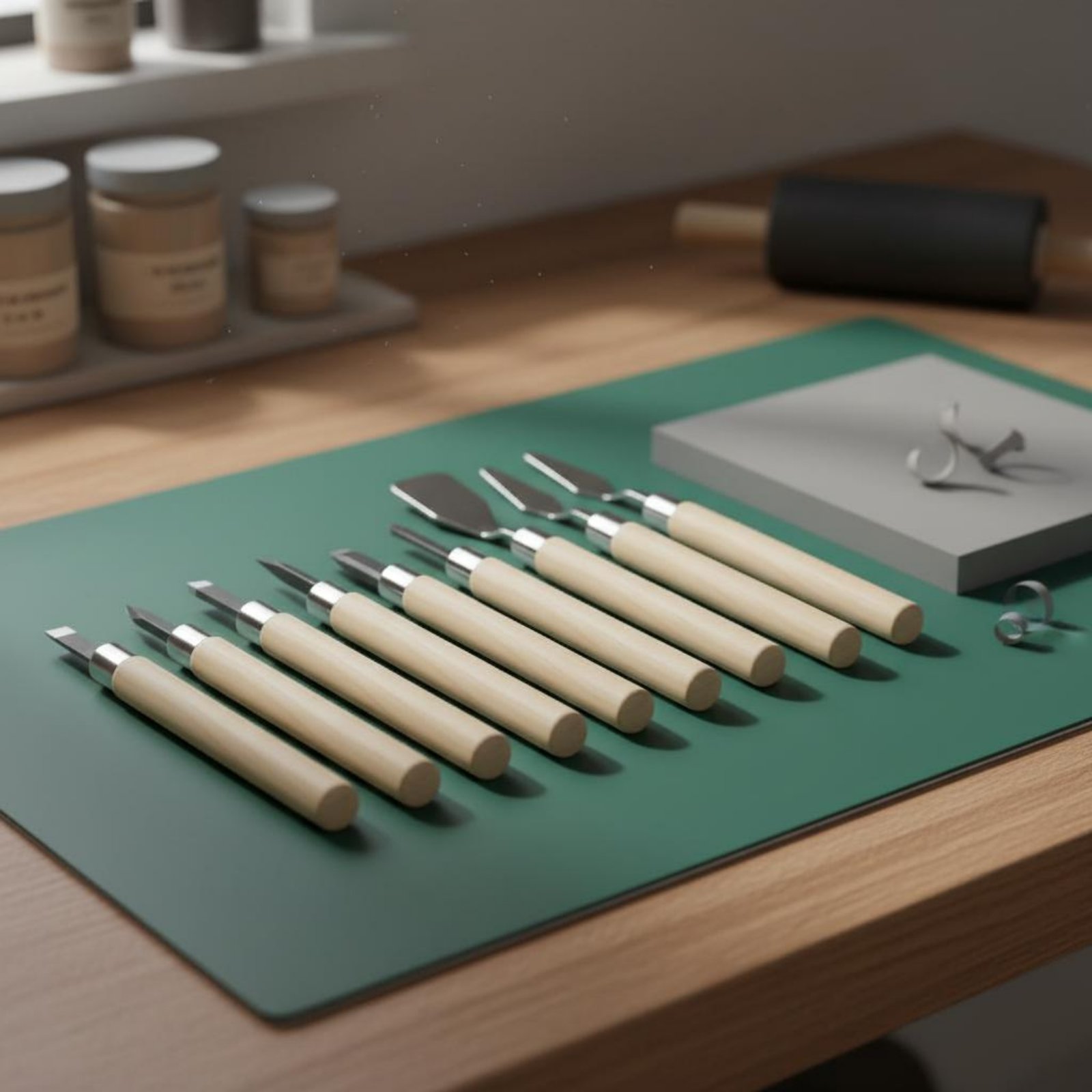 9-częściowy zestaw do rzeźbien – Lino Printing Block recenzja i cena