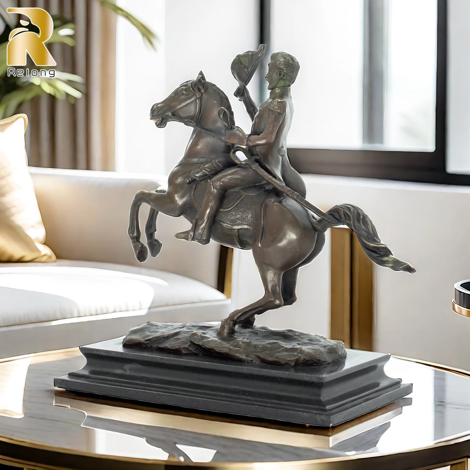 Brązowa Rzeźba Jeźdźca Wojenne – Art Craft Horse recenzja i cena