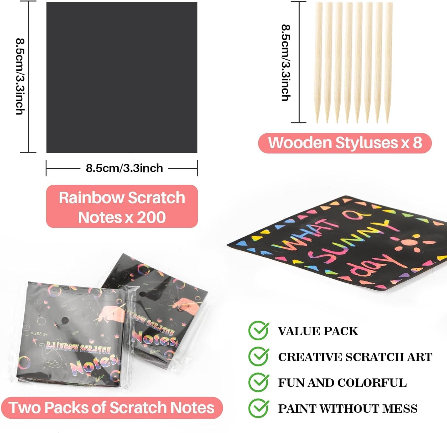 Papier do zdobień tęczowych, a – Art Craft 5 Year Old recenzja i cena