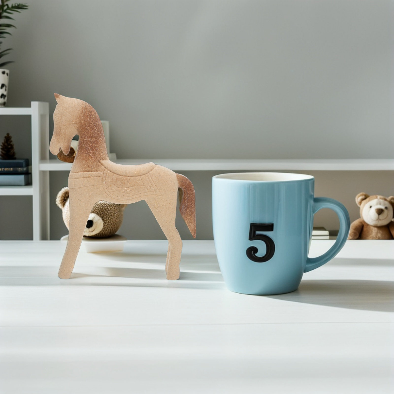 Niedokończony drewniany koń 8, – Art Craft Horse recenzja i cena
