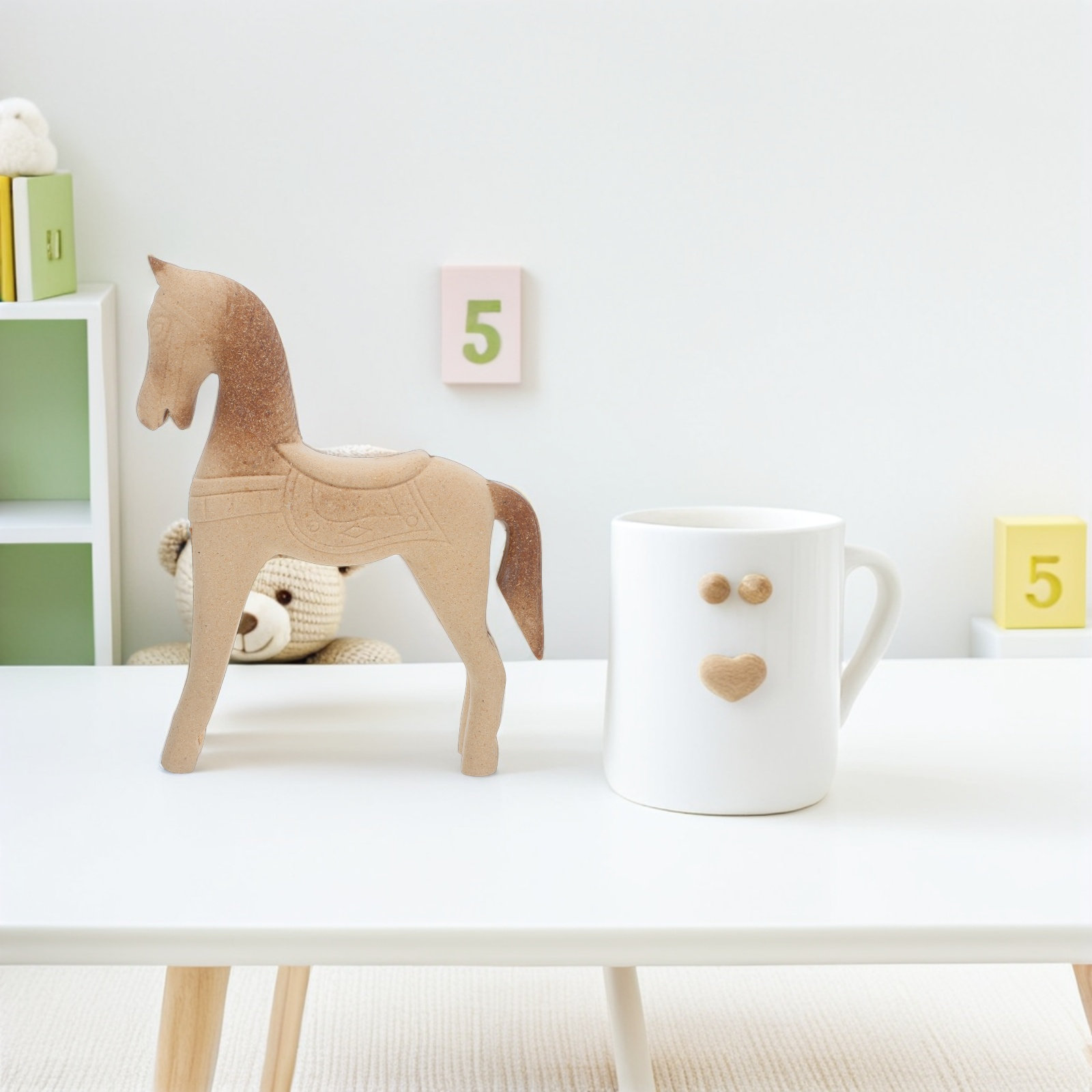 Niedokończony drewniany koń 8, – Art Craft Horse recenzja i cena