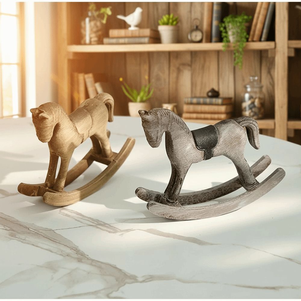 Kreatywny Design Drewniany Koń – Art Craft Horse recenzja i cena