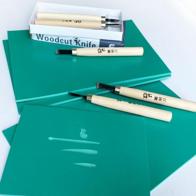 Zestaw do rzeźbienia w gumie,  – Lino Printing Block recenzja i cena