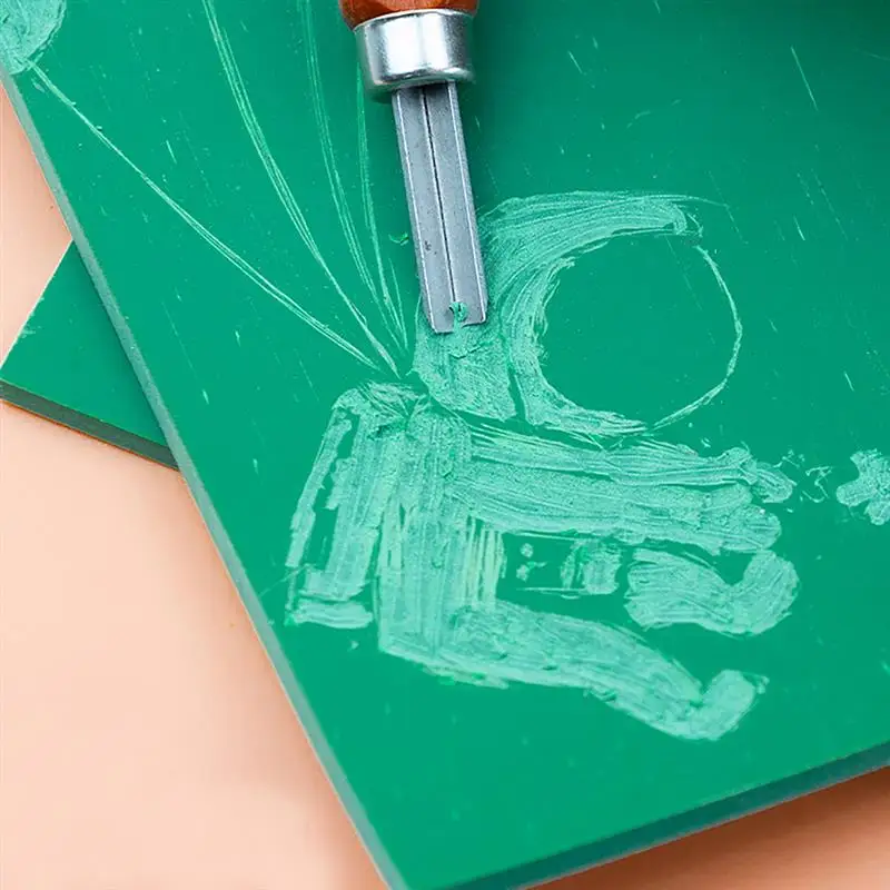Zestaw do rzeźbienia w gumie,  – Lino Printing Block recenzja i cena