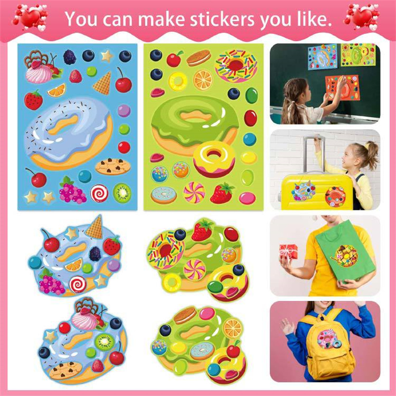 Naklejki z pączkami do samodzi – Art Craft 5 Year Old recenzja i cena